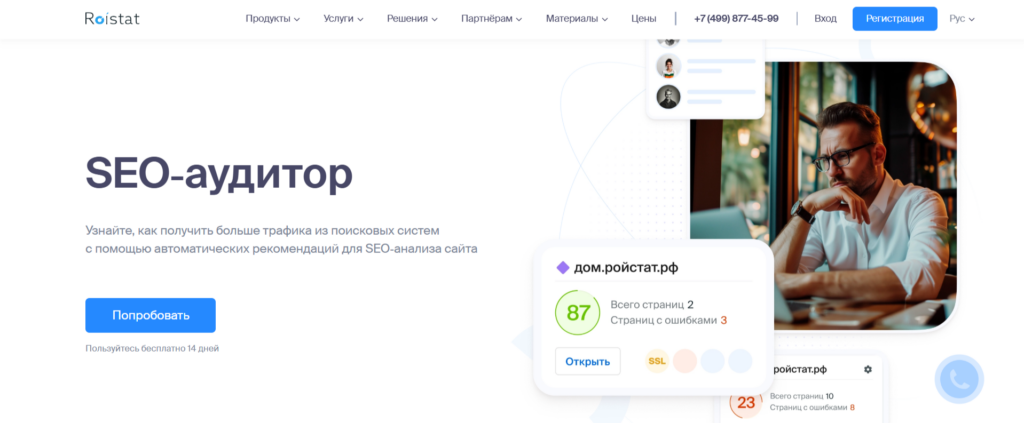 Скрин из Roistat